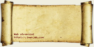 Žanka Kaloper vizit kartica